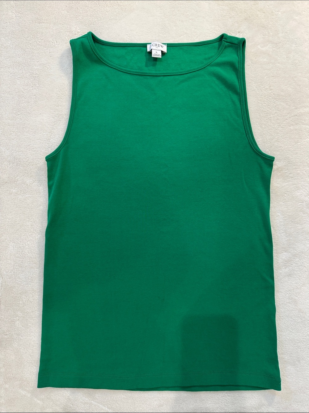 J Crew Kelly green tank. L.